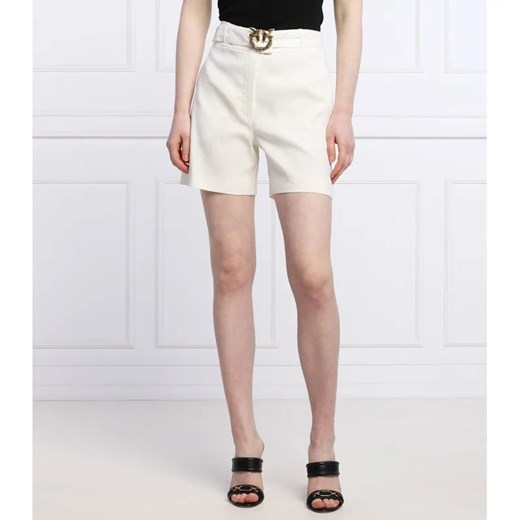 Pinko Lniane szorty SULMONA | Regular Fit ze sklepu Gomez Fashion Store w kategorii Szorty - zdjęcie 184510447