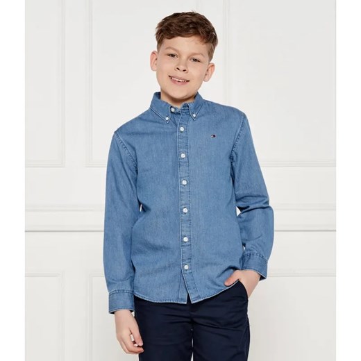 Tommy Hilfiger Jeansowa koszula | Regular Fit Tommy Hilfiger 152 wyprzedaż Gomez Fashion Store
