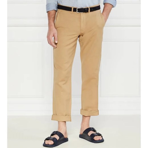 POLO RALPH LAUREN Lniane spodnie STFBEDFORDP | Straight fit ze sklepu Gomez Fashion Store w kategorii Spodnie męskie - zdjęcie 184510535