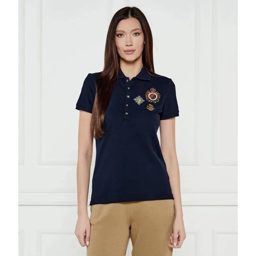 LAUREN RALPH LAUREN Polo KIEWICK | Slim Fit ze sklepu Gomez Fashion Store w kategorii Bluzki damskie - zdjęcie 184510567