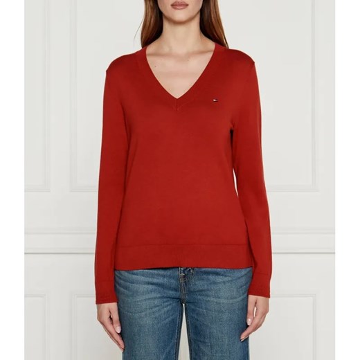 Tommy Hilfiger Sweter | Regular Fit ze sklepu Gomez Fashion Store w kategorii Swetry damskie - zdjęcie 184510587