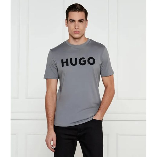 HUGO T-shirt Dulivio | Regular Fit ze sklepu Gomez Fashion Store w kategorii T-shirty męskie - zdjęcie 184510639