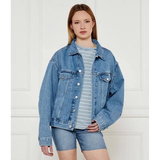 Calvin Klein Jeans Kurtka jeansowa | Loose fit ze sklepu Gomez Fashion Store w kategorii Kurtki damskie - zdjęcie 184510678
