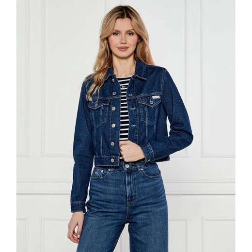 Calvin Klein Jeans Kurtka jeansowa | Cropped Fit ze sklepu Gomez Fashion Store w kategorii Kurtki damskie - zdjęcie 184510776