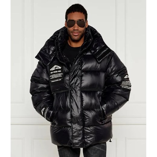 Dsquared2 Puchowa kurtka 2w1 | Oversize fit ze sklepu Gomez Fashion Store w kategorii Kamizelki męskie - zdjęcie 184510817