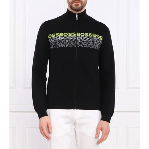 BOSS GREEN Sweter Zightek | Regular Fit | z dodatkiem wełny ze sklepu Gomez Fashion Store w kategorii Swetry męskie - zdjęcie 184510829