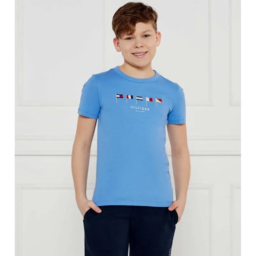 Tommy Hilfiger T-shirt | Regular Fit ze sklepu Gomez Fashion Store w kategorii T-shirty chłopięce - zdjęcie 184511055