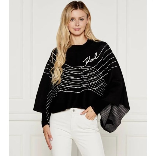 Karl Lagerfeld Ponczo | Loose fit ze sklepu Gomez Fashion Store w kategorii Poncza - zdjęcie 184511056