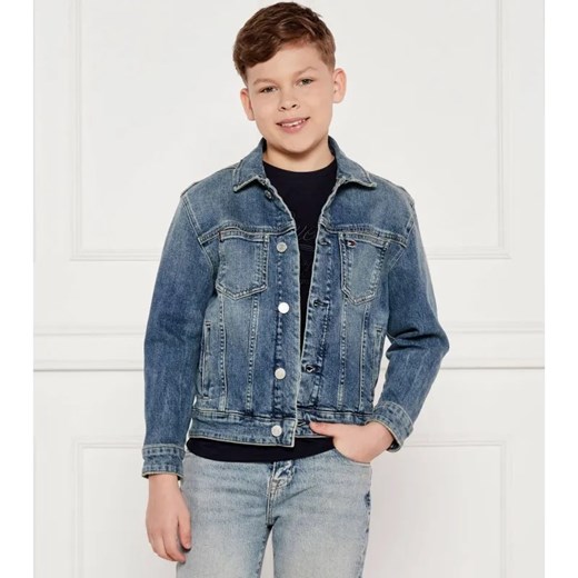Tommy Hilfiger Jeansowa kurtka | Oversize fit ze sklepu Gomez Fashion Store w kategorii Kurtki chłopięce - zdjęcie 184511058