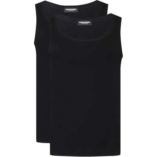 Dsquared2 Tank top 2-pack | Slim Fit ze sklepu Gomez Fashion Store w kategorii T-shirty męskie - zdjęcie 184511088