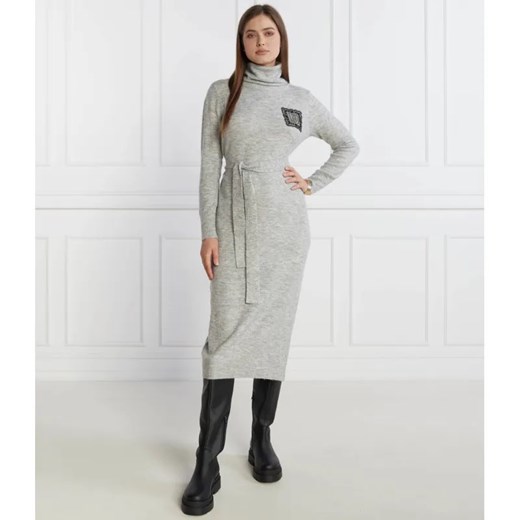 Liu Jo Rose Sukienka z paskiem | z dodatkiem wełny ze sklepu Gomez Fashion Store w kategorii Sukienki - zdjęcie 184511138