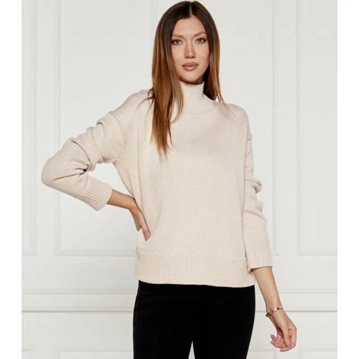 Calvin Klein Sweter | Regular Fit | z dodatkiem wełny ze sklepu Gomez Fashion Store w kategorii Swetry damskie - zdjęcie 184511207