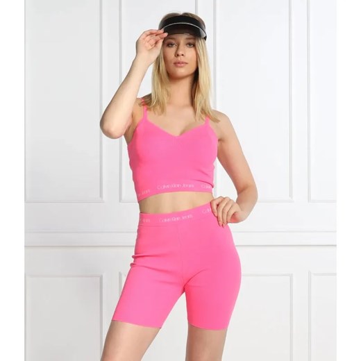 Calvin Klein Jeans Top | Slim Fit ze sklepu Gomez Fashion Store w kategorii Bluzki damskie - zdjęcie 184511406