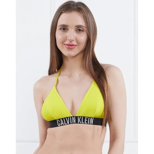 Calvin Klein Swimwear Góra od bikini INTENSE POWER RIB-S ze sklepu Gomez Fashion Store w kategorii Stroje kąpielowe - zdjęcie 184511408