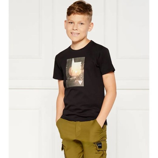 Guess T-shirt | Regular Fit ze sklepu Gomez Fashion Store w kategorii T-shirty chłopięce - zdjęcie 184511499