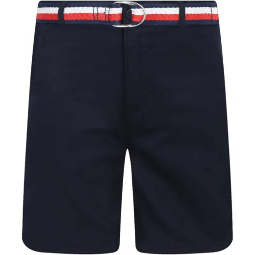 Tommy Hilfiger Szorty + pasek | Regular Fit Tommy Hilfiger 176 okazyjna cena Gomez Fashion Store