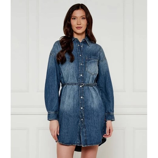 Joop! Jeans Jeansowa sukienka z paskiem Nele ze sklepu Gomez Fashion Store w kategorii Sukienki - zdjęcie 184511567