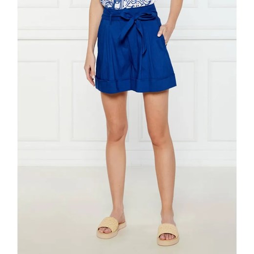 Marc Cain Lniane szorty | Relaxed fit | high waist ze sklepu Gomez Fashion Store w kategorii Szorty - zdjęcie 184511578