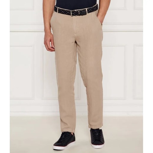 Aeronautica Militare Lniane spodnie | Regular Fit ze sklepu Gomez Fashion Store w kategorii Spodnie męskie - zdjęcie 184511595