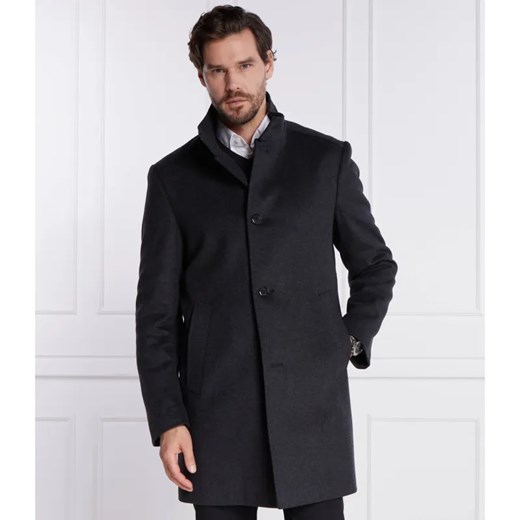 Joop! Wełniany płaszcz Maron | z dodatkiem kaszmiru ze sklepu Gomez Fashion Store w kategorii Płaszcze męskie - zdjęcie 184511646
