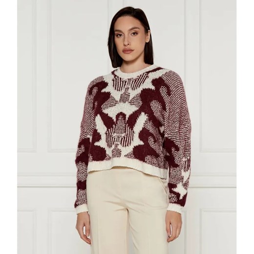 Ba&sh Sweter RORA | Cropped Fit | z dodatkiem wełny ze sklepu Gomez Fashion Store w kategorii Swetry damskie - zdjęcie 184511657