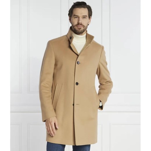 Joop! Wełniany płaszcz Maron | z dodatkiem kaszmiru ze sklepu Gomez Fashion Store w kategorii Płaszcze męskie - zdjęcie 184511756