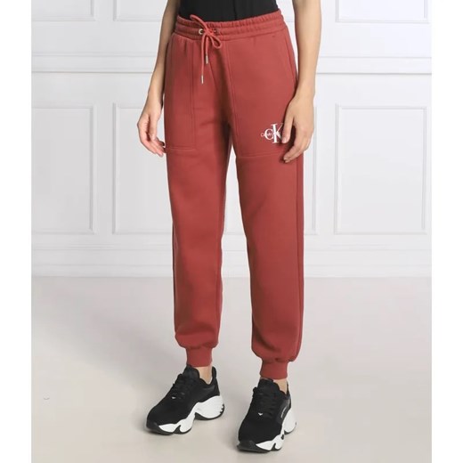 Calvin Klein Jeans Spodnie dresowe | Regular Fit ze sklepu Gomez Fashion Store w kategorii Spodnie damskie - zdjęcie 184511807