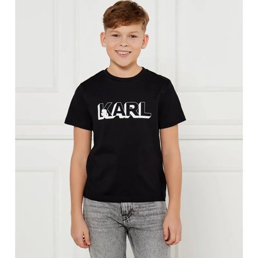 Karl Lagerfeld Kids T-shirt | Regular Fit ze sklepu Gomez Fashion Store w kategorii T-shirty chłopięce - zdjęcie 184511919