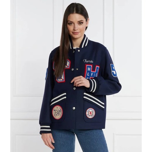 Tommy Hilfiger Kurtka bomber COLLEGIATE | Regular Fit | z dodatkiem wełny ze sklepu Gomez Fashion Store w kategorii Kurtki damskie - zdjęcie 184512196