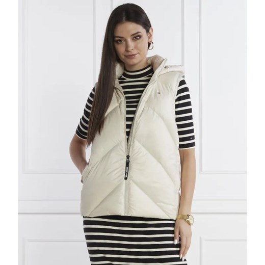 Tommy Hilfiger Puchowy bezrękawnik CHEVRON LW DOWN | Regular Fit ze sklepu Gomez Fashion Store w kategorii Kamizelki damskie - zdjęcie 184512395