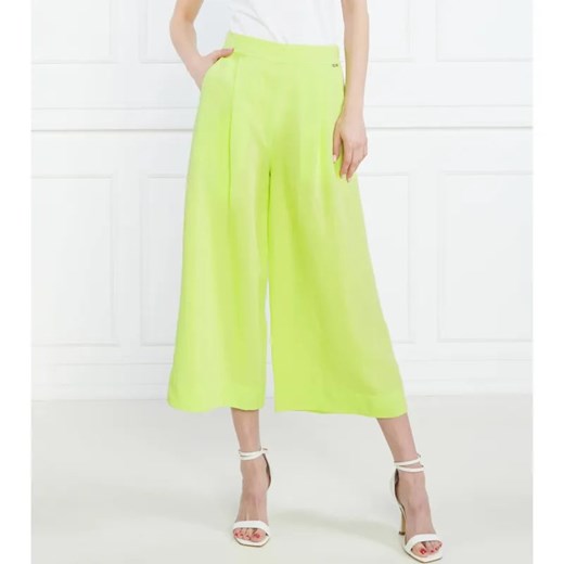Liu Jo Spodnie | Relaxed fit | z dodatkiem lnu ze sklepu Gomez Fashion Store w kategorii Spodnie damskie - zdjęcie 184512456
