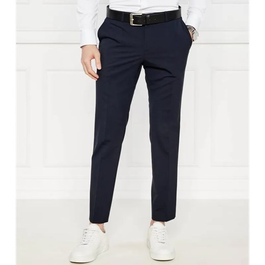BOSS BLACK Wełniane spodnie P-GENIUS-CW-WG-243 | Modern fit ze sklepu Gomez Fashion Store w kategorii Spodnie męskie - zdjęcie 184512465