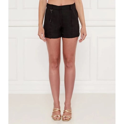 Elisabetta Franchi Szorty | Regular Fit | z dodatkiem lnu ze sklepu Gomez Fashion Store w kategorii Szorty - zdjęcie 184512536