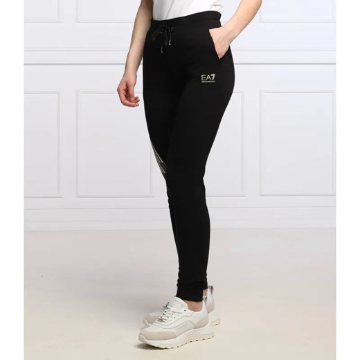 EA7 Spodnie dresowe | Slim Fit ze sklepu Gomez Fashion Store w kategorii Spodnie damskie - zdjęcie 184512547
