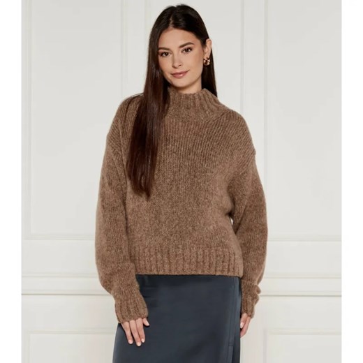 Marc Cain Wełniany sweter | Oversize fit ze sklepu Gomez Fashion Store w kategorii Swetry damskie - zdjęcie 184512569
