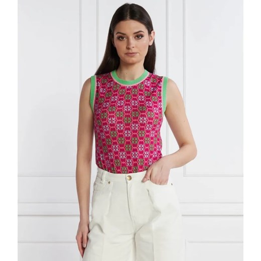 Pinko Kamizelka | Slim Fit ze sklepu Gomez Fashion Store w kategorii Kamizelki damskie - zdjęcie 184512579