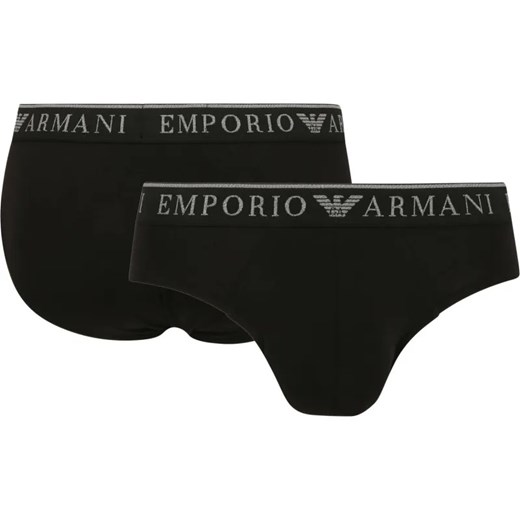 Emporio Armani Slipy 2-pack ze sklepu Gomez Fashion Store w kategorii Majtki męskie - zdjęcie 184512637