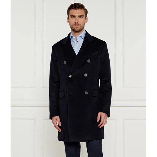 Oscar Jacobson Wełniany płaszcz | z dodatkiem kaszmiru ze sklepu Gomez Fashion Store w kategorii Płaszcze męskie - zdjęcie 184512638