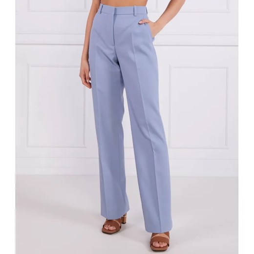 Calvin Klein Spodnie | Straight fit ze sklepu Gomez Fashion Store w kategorii Spodnie damskie - zdjęcie 184512795