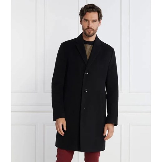 BOSS BLACK Wełniany płaszcz H-Hyde-C-224 ze sklepu Gomez Fashion Store w kategorii Płaszcze męskie - zdjęcie 184512829