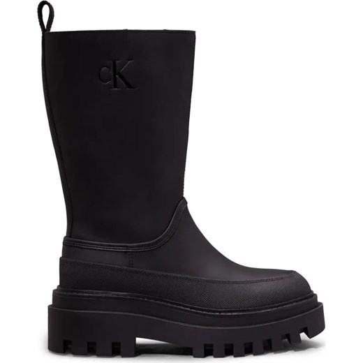 Calvin Klein Jeans Skórzane kalosze ze sklepu Gomez Fashion Store w kategorii Kalosze damskie - zdjęcie 184512847