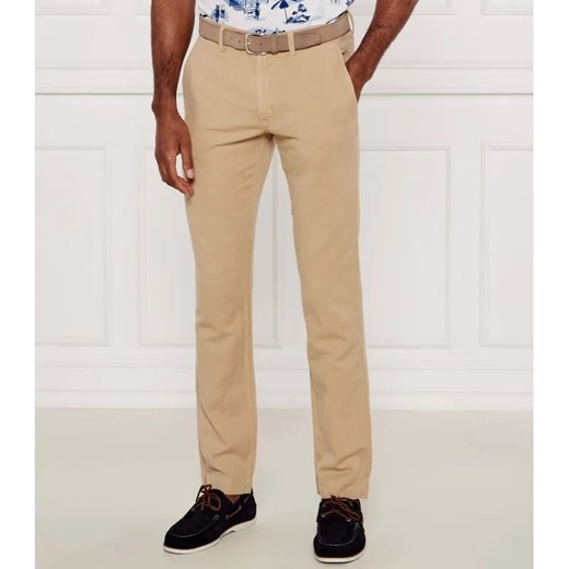 POLO RALPH LAUREN Lniane spodnie | Straight fit ze sklepu Gomez Fashion Store w kategorii Spodnie męskie - zdjęcie 184512906