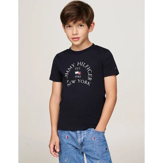 Tommy Hilfiger T-shirt | Regular Fit ze sklepu Gomez Fashion Store w kategorii T-shirty chłopięce - zdjęcie 184512907