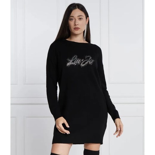 Liu Jo Sukienka | z dodatkiem wełny i kaszmiru ze sklepu Gomez Fashion Store w kategorii Sukienki - zdjęcie 184512909