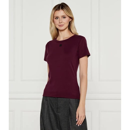 HUGO T-shirt Deloris | Regular Fit ze sklepu Gomez Fashion Store w kategorii Bluzki damskie - zdjęcie 184512918