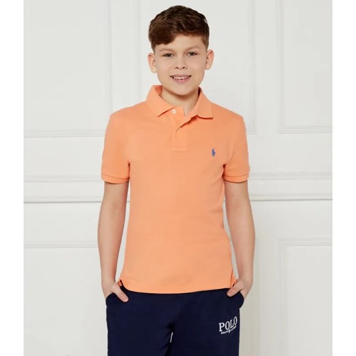 POLO RALPH LAUREN Polo | Slim Fit | pique ze sklepu Gomez Fashion Store w kategorii T-shirty chłopięce - zdjęcie 184512937