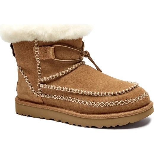 UGG Skórzane śniegowce CLASSIC MINI ALPINE ze sklepu Gomez Fashion Store w kategorii Śniegowce damskie - zdjęcie 184512965