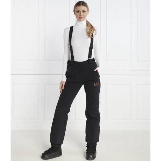 EA7 Spodnie narciarskie | Regular Fit ze sklepu Gomez Fashion Store w kategorii Spodnie damskie - zdjęcie 184513007
