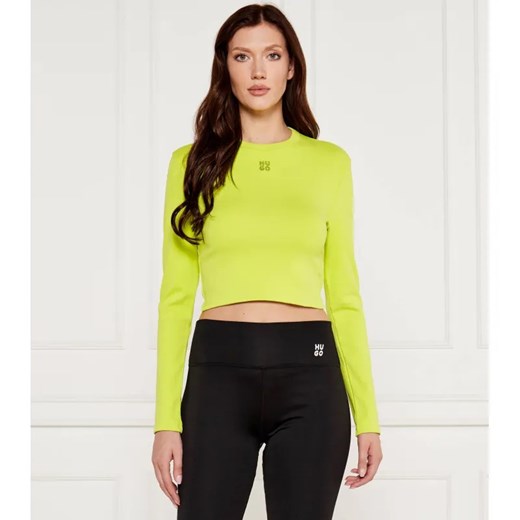 HUGO Bluzka DAFILOMENA | Cropped Fit ze sklepu Gomez Fashion Store w kategorii Bluzki damskie - zdjęcie 184513027