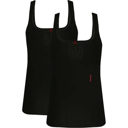 Hugo Bodywear Tank top 2-pack TWIN VEST | Slim Fit ze sklepu Gomez Fashion Store w kategorii Bluzki damskie - zdjęcie 184513199